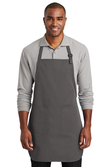 Port Authority Full-Length Two-Pocket Bib Apron
