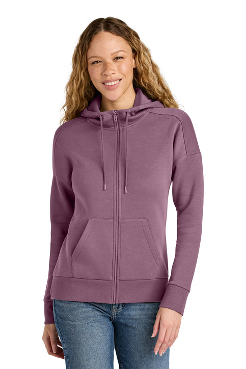 District Women’s Perfect Weight Fleece Drop Shoulder Full-Zip Hoodie