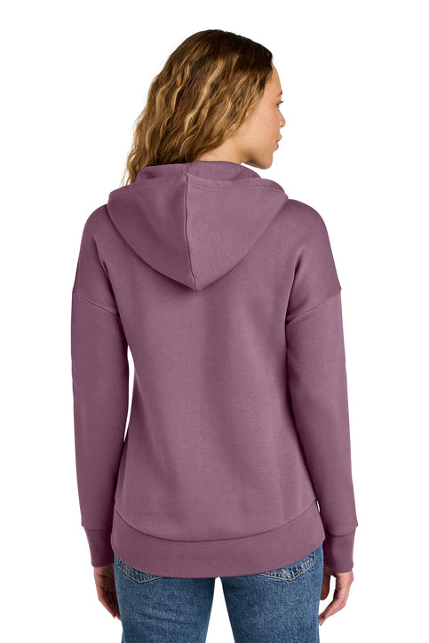 District Women’s Perfect Weight Fleece Drop Shoulder Full-Zip Hoodie