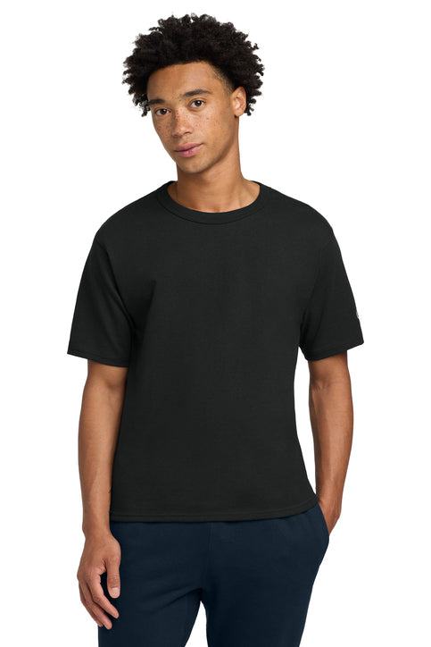 Champion Heritage 7-Oz. Jersey Tee with custom logo embroidery