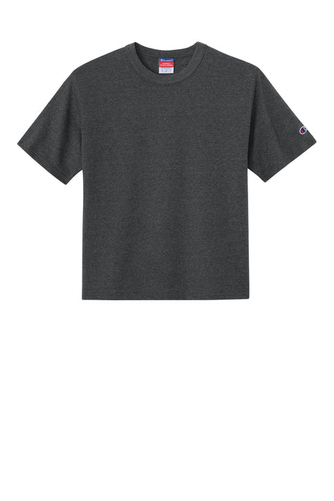 Champion Heritage 7-Oz. Jersey Tee with custom logo embroidery
