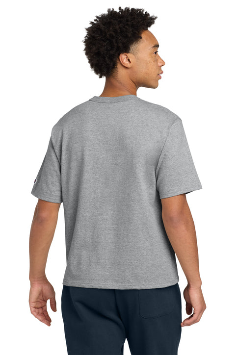 Champion Heritage 7-Oz. Jersey Tee with custom logo embroidery