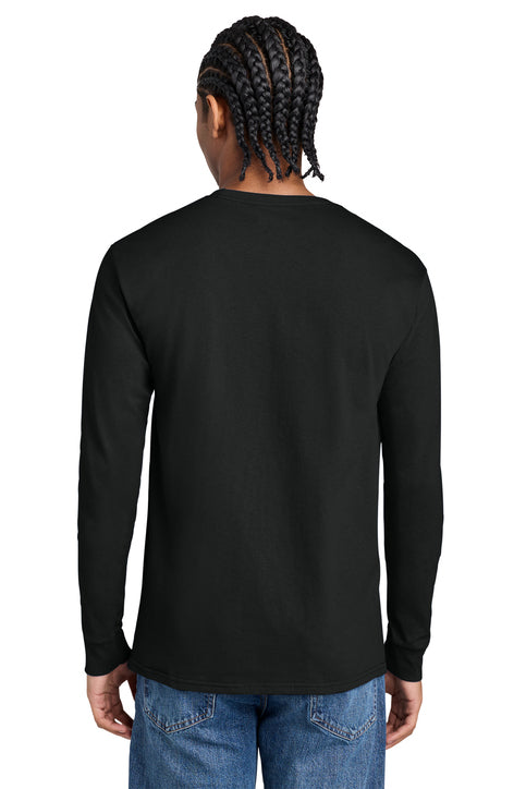 Champion Jersey Long Sleeve Tee with custom logo embroidery
