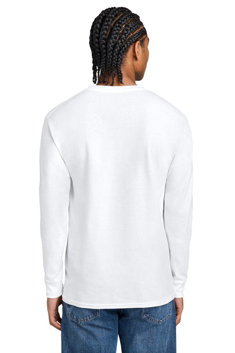 Champion Jersey Long Sleeve Tee with custom logo embroidery