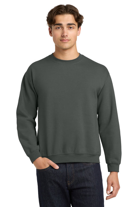 Gildan Heavy Blend Crewneck Sweatshirt with custom logo embroidery