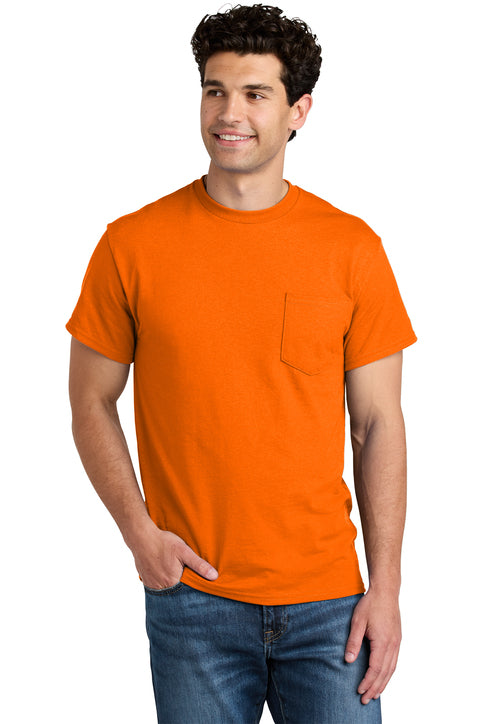 Gildan DryBlend 50 Cotton/50 Poly Pocket T-Shirt