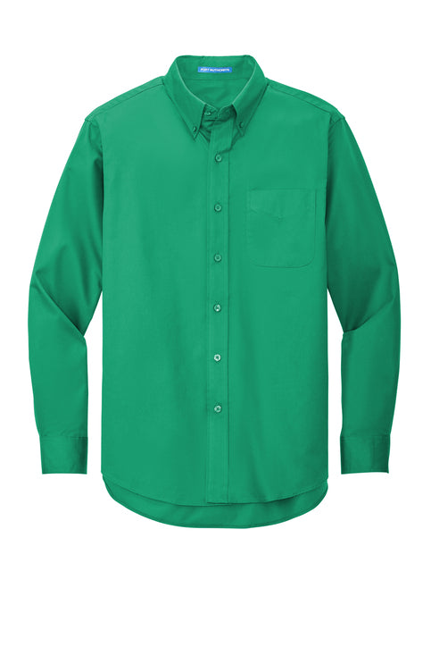 Port Authority Long Sleeve Easy Care Shirt with custom logo embroidery