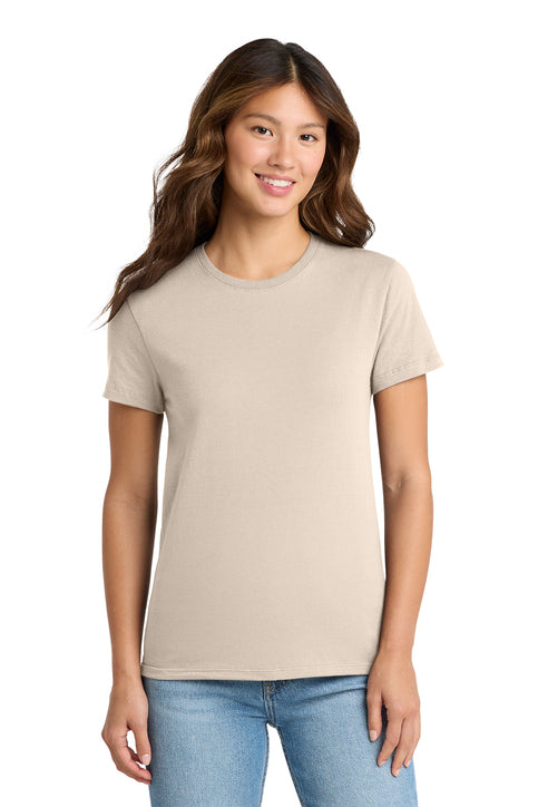Port & Company Women's Essential Tee with custom logo embroidery