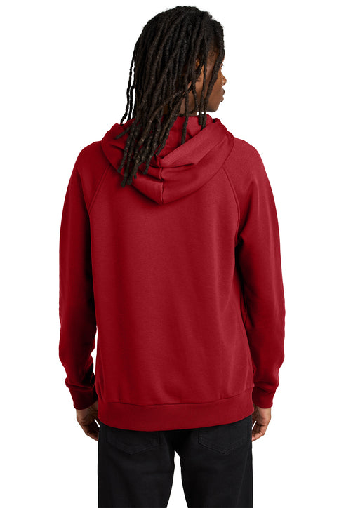 Allmade Unisex Organic CVC Fleece Pullover Hoodie with custom logo embroidery