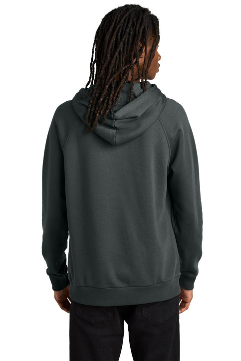 Allmade Unisex Organic CVC Fleece Pullover Hoodie with custom logo embroidery