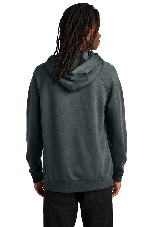 Allmade Unisex Organic CVC Fleece Pullover Hoodie with custom logo embroidery