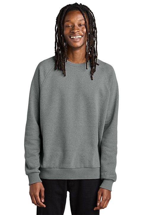 Allmade Unisex Organic CVC Fleece Crewneck Sweatshirt with custom logo embroidery