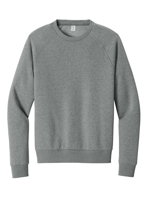 Allmade Unisex Organic CVC Fleece Crewneck Sweatshirt with custom logo embroidery