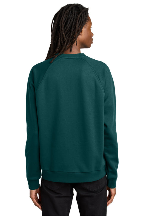 Allmade Unisex Organic CVC Fleece Crewneck Sweatshirt with custom logo embroidery