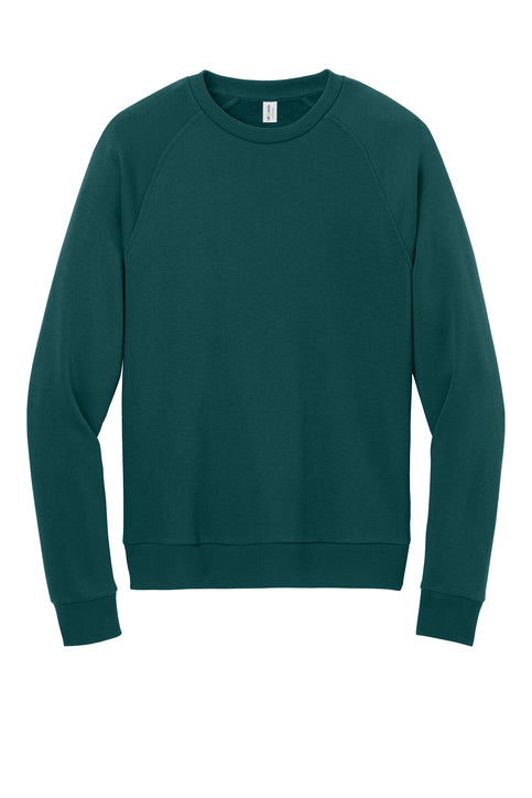 Allmade Unisex Organic CVC Fleece Crewneck Sweatshirt with custom logo embroidery