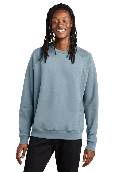 Allmade Unisex Organic CVC Fleece Crewneck Sweatshirt with custom logo embroidery