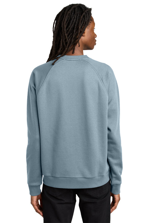 Allmade Unisex Organic CVC Fleece Crewneck Sweatshirt with custom logo embroidery