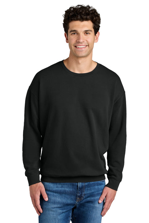 Comfort Colors Lightweight Crewneck Sweatshirt with custom logo embroidery