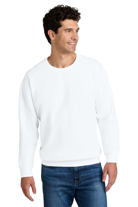 Comfort Colors Lightweight Crewneck Sweatshirt with custom logo embroidery