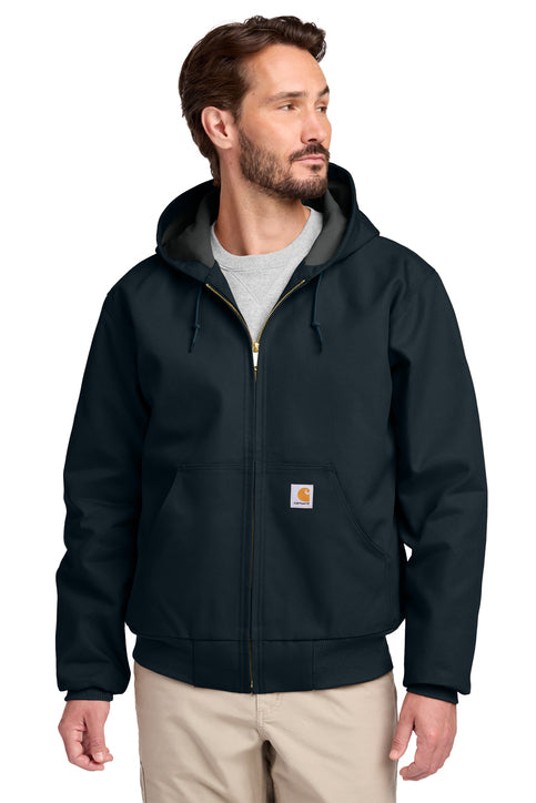Carhartt Thermal-Lined Duck Active Jac with custom logo embroidery
