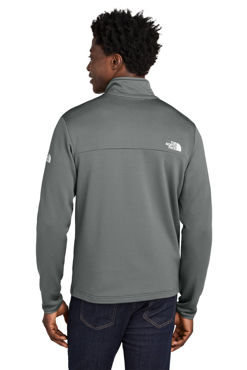 The North Face Aim Full-Zip Fleece Jacket with custom logo embroidery