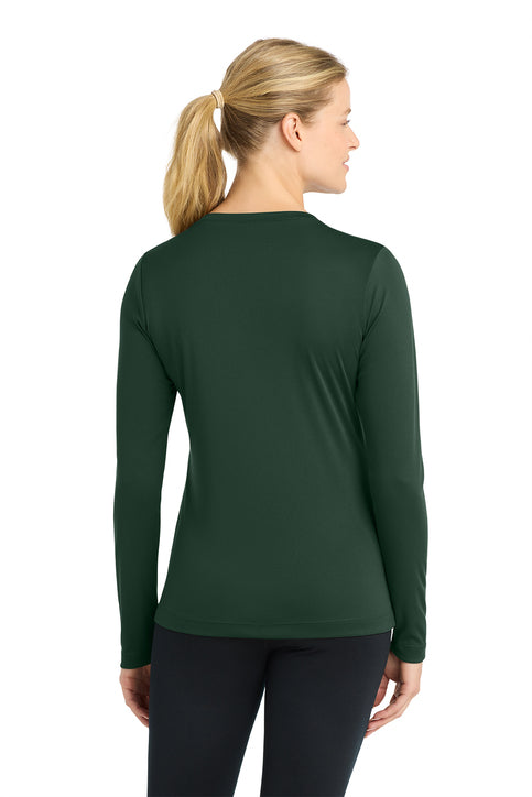 Sport-Tek Women's Long Sleeve PosiCharge Competitor V-Neck Tee