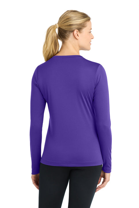 Sport-Tek Women's Long Sleeve PosiCharge Competitor V-Neck Tee