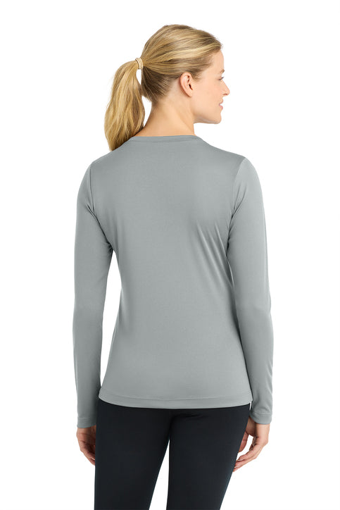 Sport-Tek Women's Long Sleeve PosiCharge Competitor V-Neck Tee