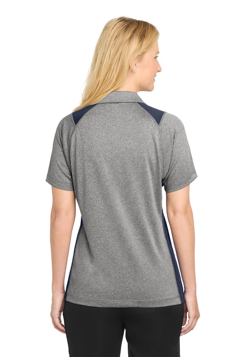 Sport-Tek Women's Heather Colorblock Contender Polo