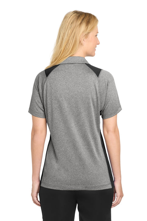 Sport-Tek Women's Heather Colorblock Contender Polo