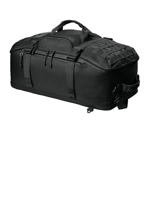 CornerStone Tactical Barrel Duffel with custom logo embroidery