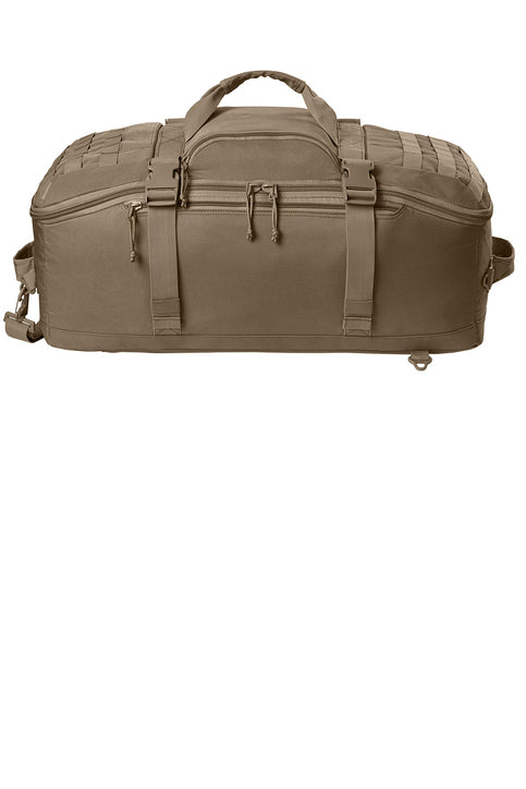 CornerStone Tactical Barrel Duffel with custom logo embroidery