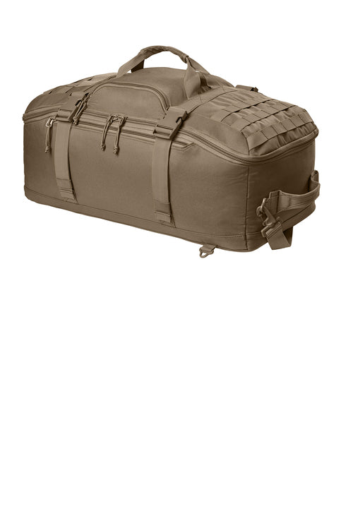 CornerStone Tactical Barrel Duffel with custom logo embroidery
