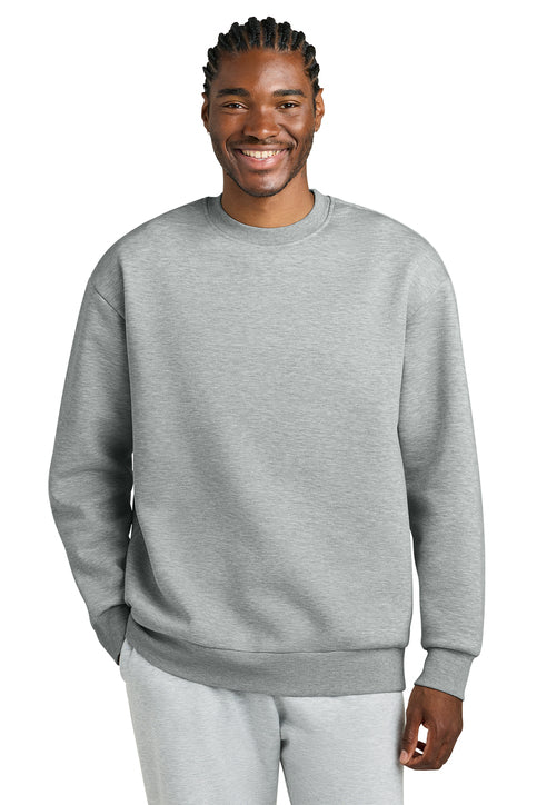 District V.I.T. Heavyweight Fleece Crew with custom logo embroidery