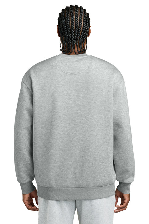 District V.I.T. Heavyweight Fleece Crew with custom logo embroidery