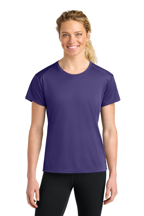 A4 Women’s Cooling Performance Short Sleeve Tee with custom logo embroidery