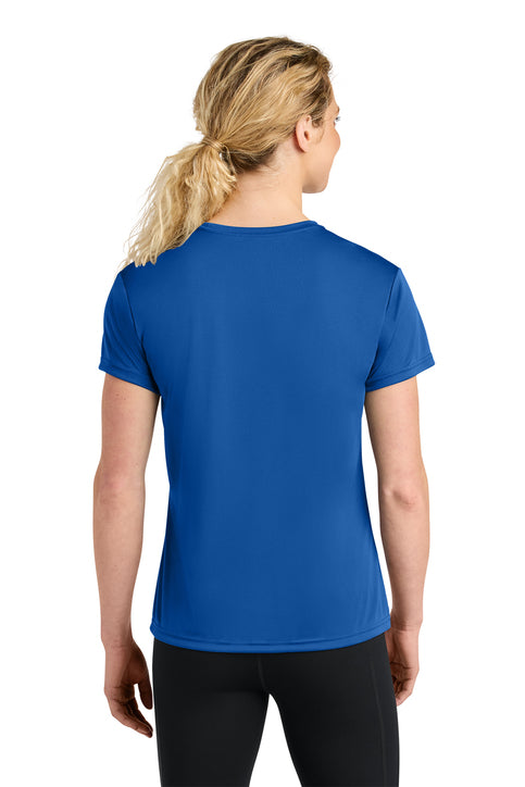 A4 Women’s Cooling Performance Short Sleeve Tee with custom logo embroidery