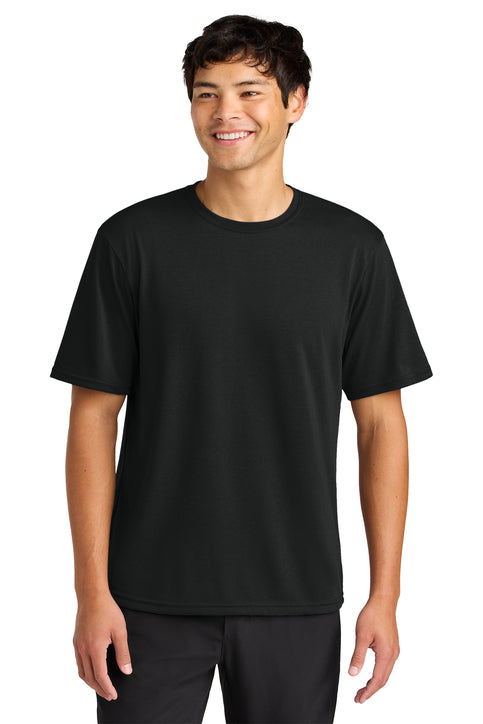 A4 Softek Short Sleeve Tee with custom logo embroidery