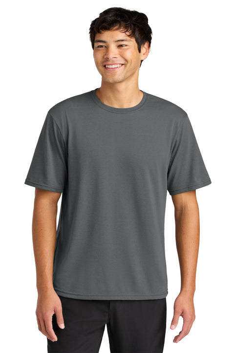 A4 Softek Short Sleeve Tee with custom logo embroidery