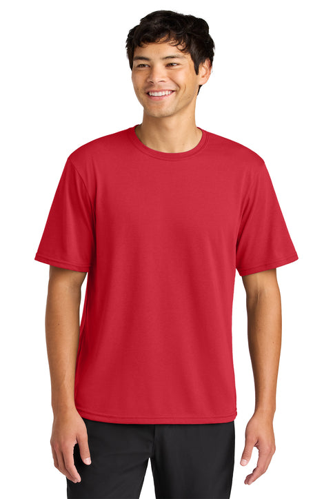 A4 Softek Short Sleeve Tee with custom logo embroidery