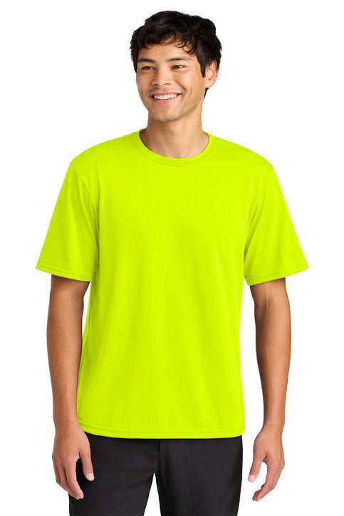 A4 Softek Short Sleeve Tee with custom logo embroidery