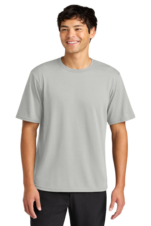 A4 Softek Short Sleeve Tee with custom logo embroidery