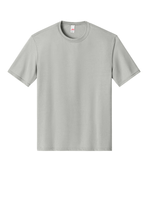 A4 Softek Short Sleeve Tee with custom logo embroidery