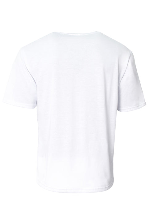 A4 Softek Short Sleeve Tee with custom logo embroidery
