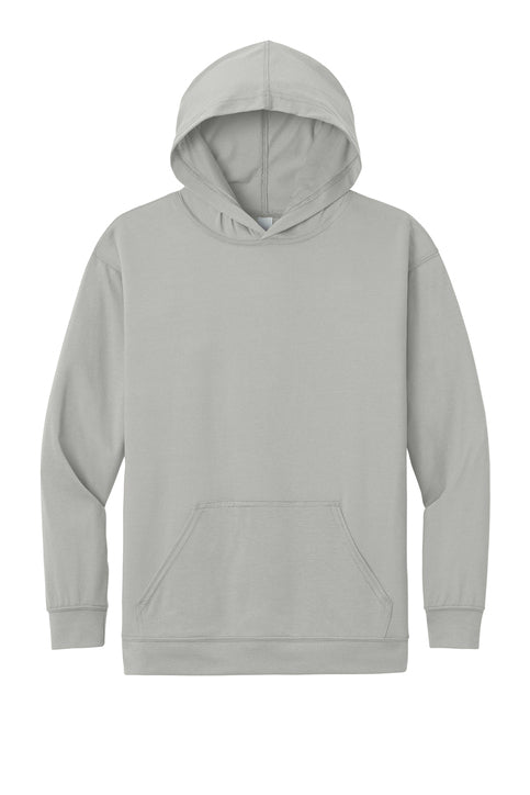 A4 Softek Long Sleeve Hooded Tee with custom logo embroidery