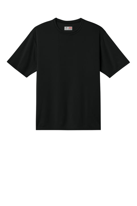 A4 AirFlex Short Sleeve Tee with custom logo embroidery