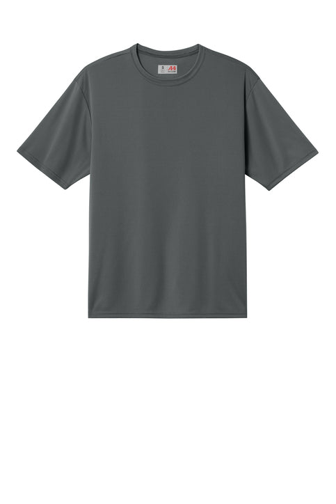 A4 AirFlex Short Sleeve Tee with custom logo embroidery