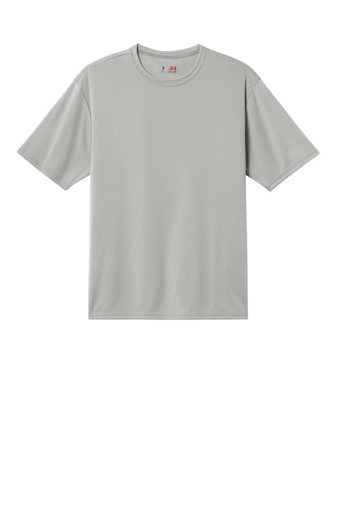A4 AirFlex Short Sleeve Tee with custom logo embroidery