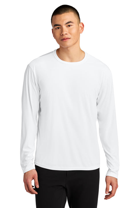 A4 AirFlex Long Sleeve Tee with custom logo embroidery