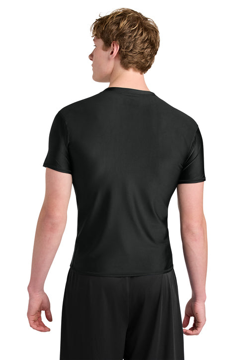 A4 Compression Short Sleeve Tee with custom logo embroidery